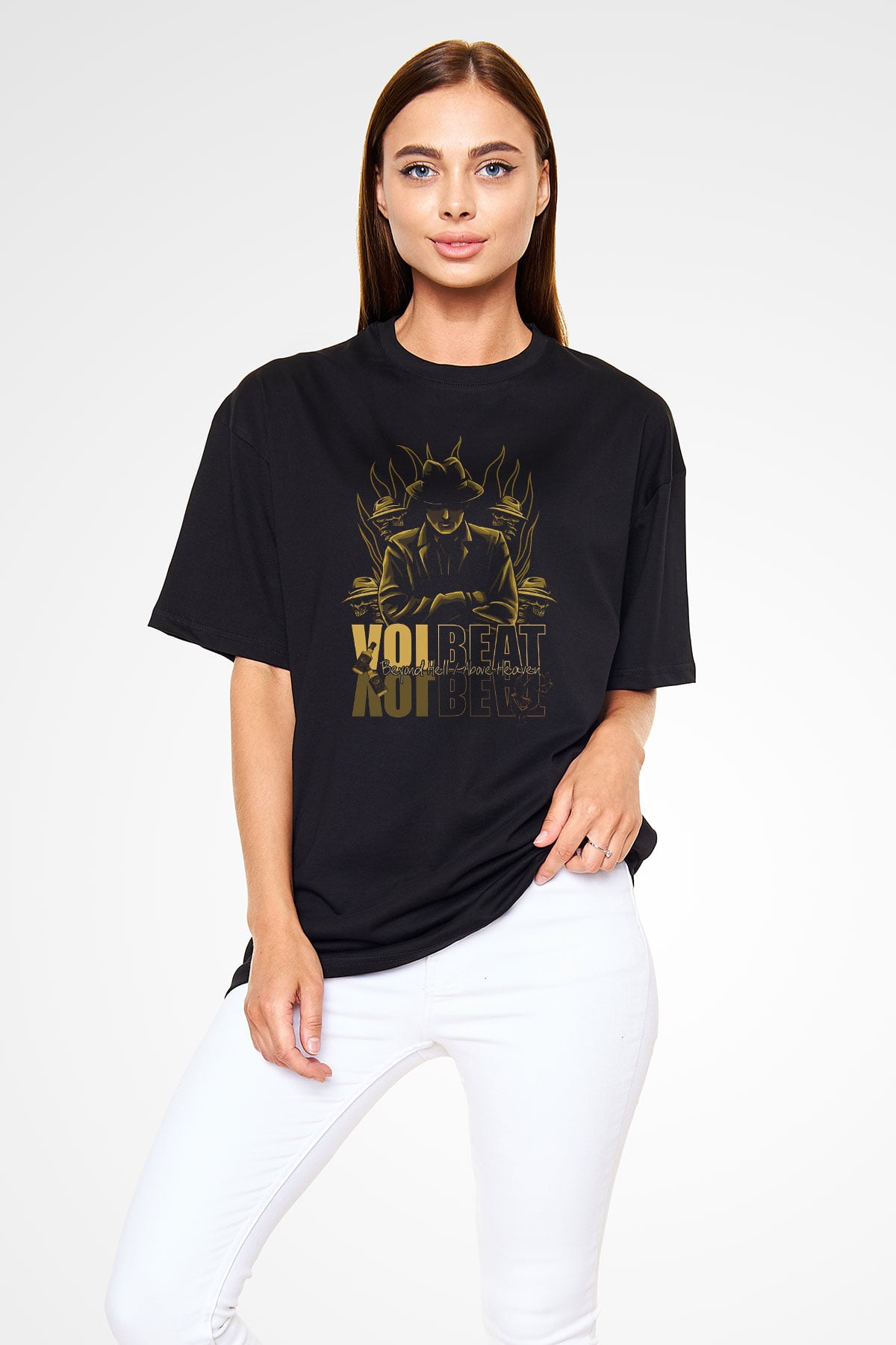 Volbeat Siyah Unisex Oversize Tişört T-Shirt