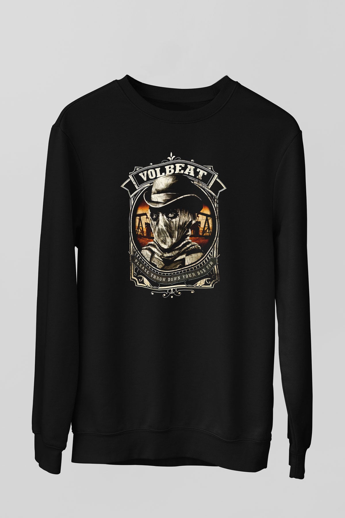 Volbeat Siyah Unisex Sweatshirt