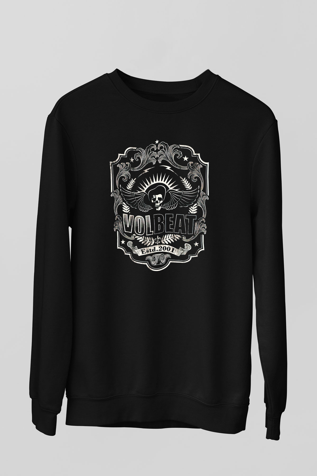 Volbeat Siyah Unisex Sweatshirt