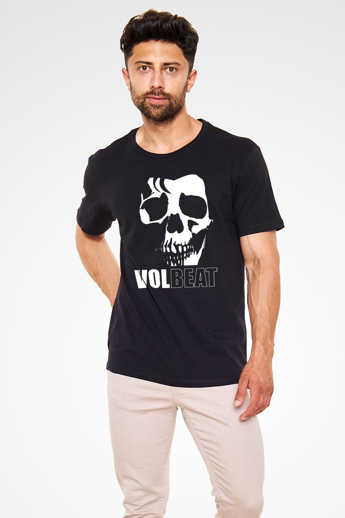 Volbeat Siyah Unisex Tişört T-Shirt - TişörtFabrikası