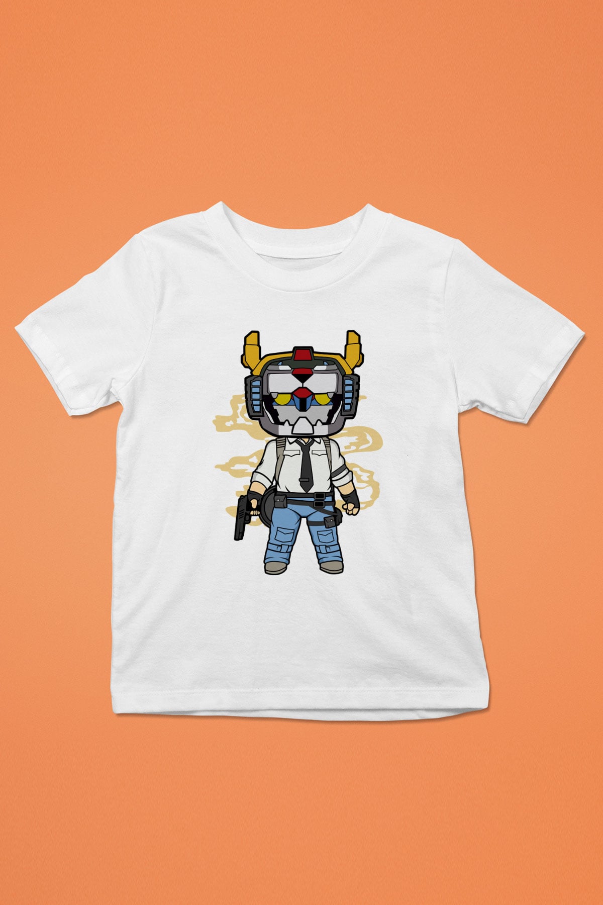 Voltron Pub-G Baskılı Unisex Beyaz Çocuk Tişört