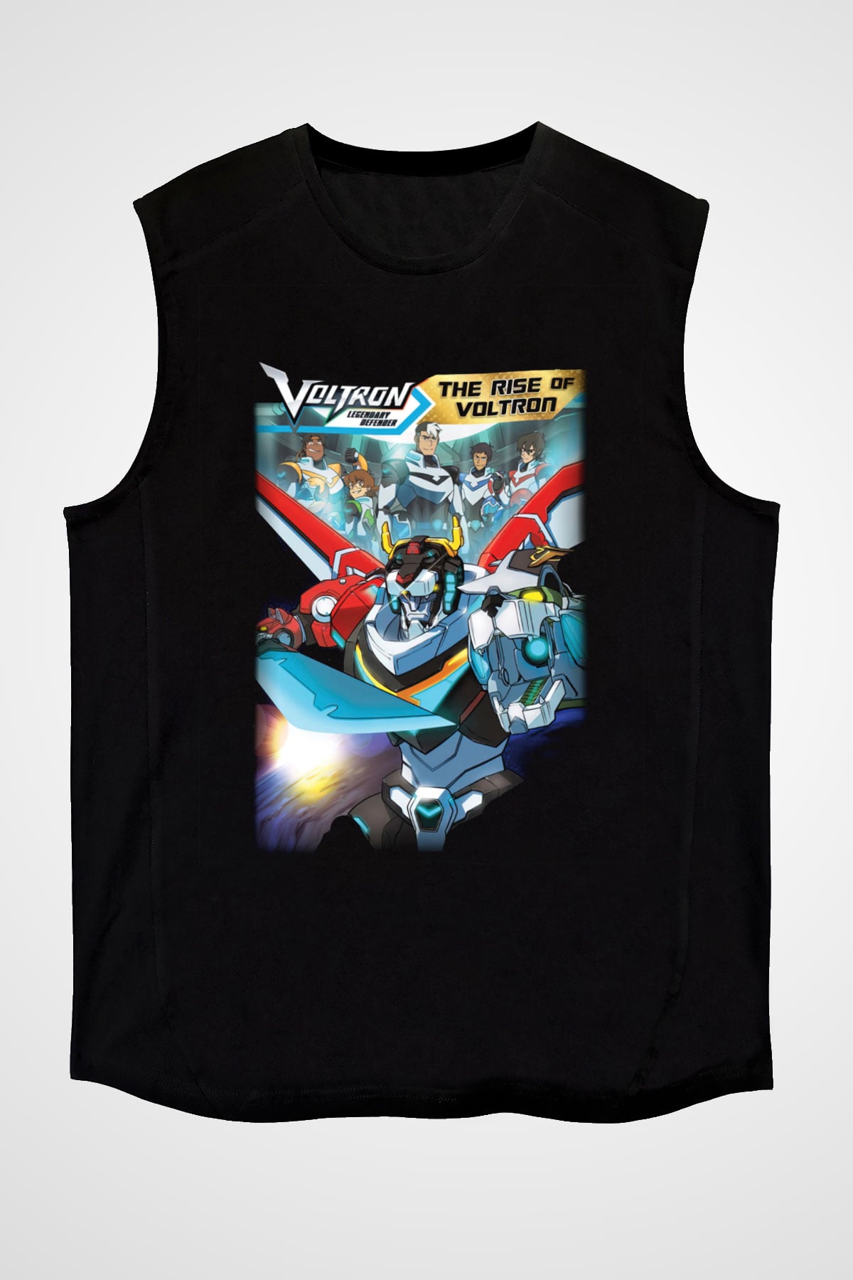 Voltron Siyah Unisex Kolsuz Tişört