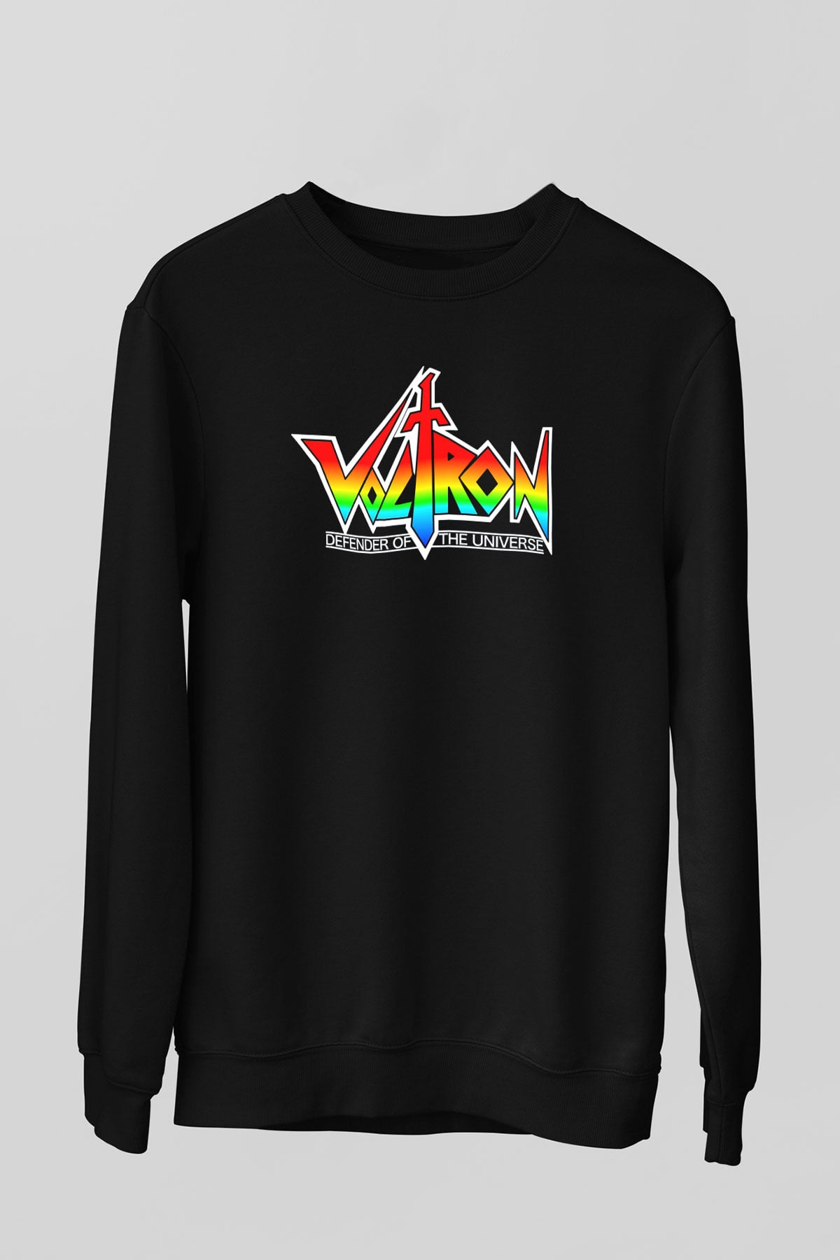 Voltron Siyah Unisex Sweatshirt
