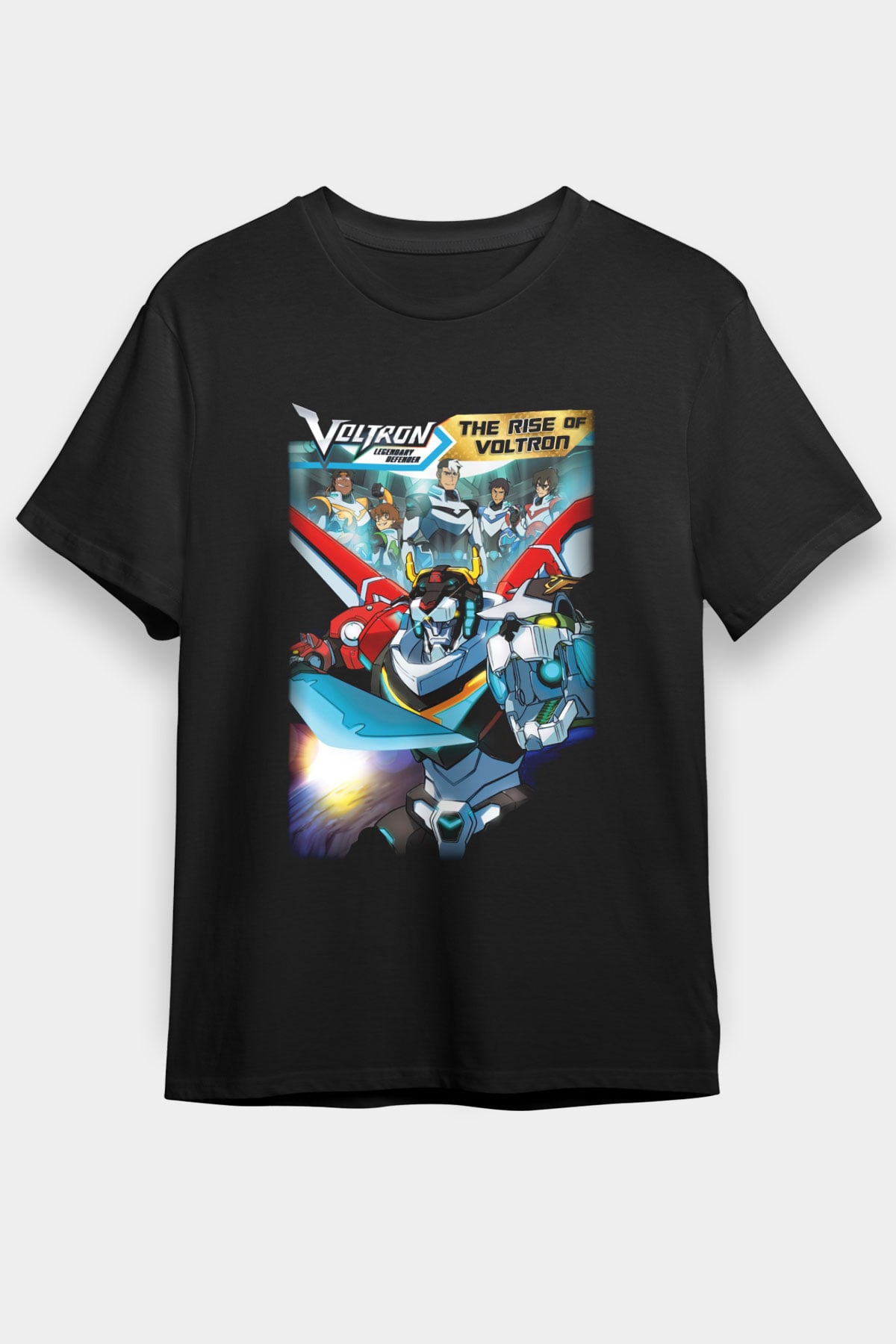 Voltron Siyah Unisex Tişört
