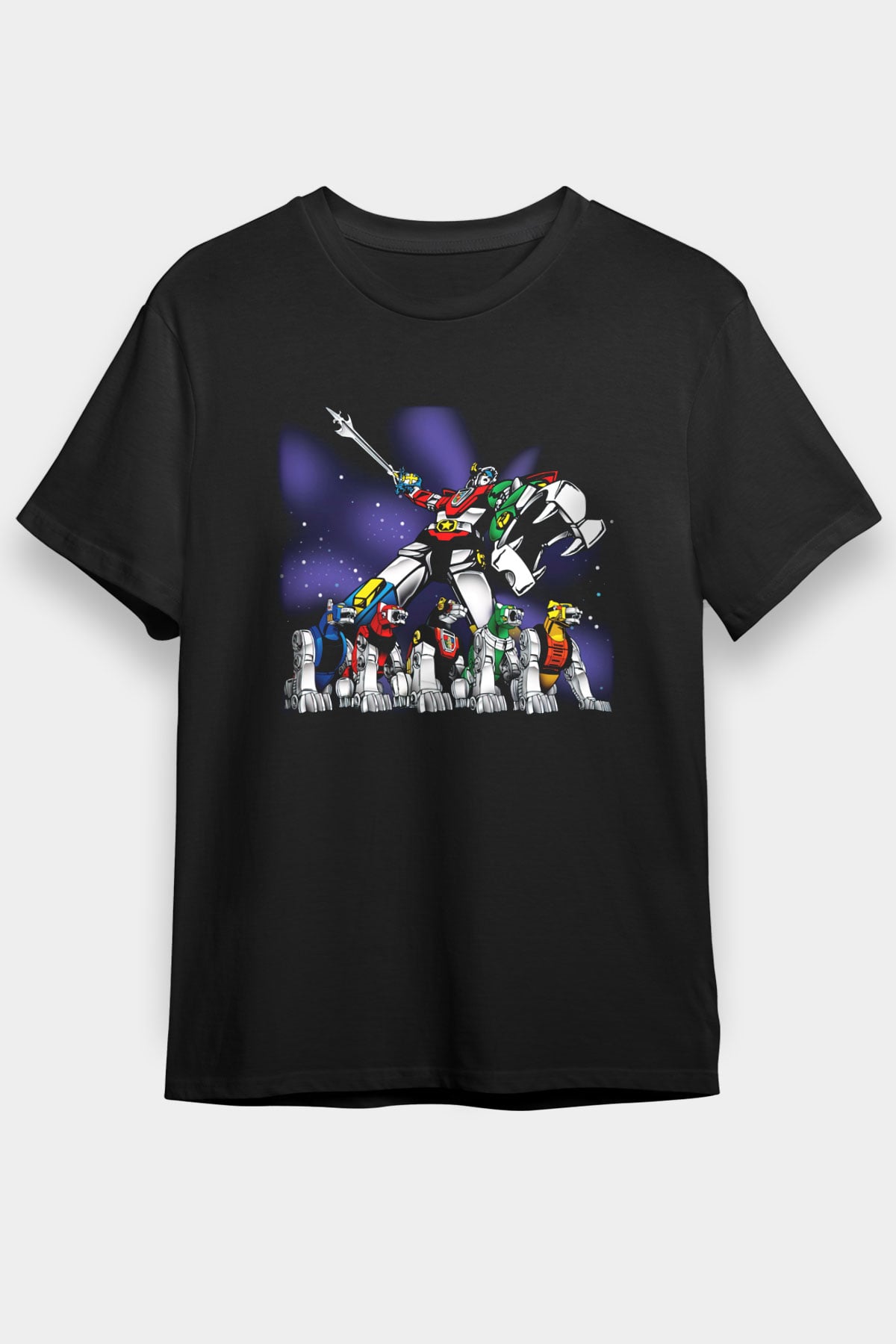 Voltron Siyah Unisex Tişört