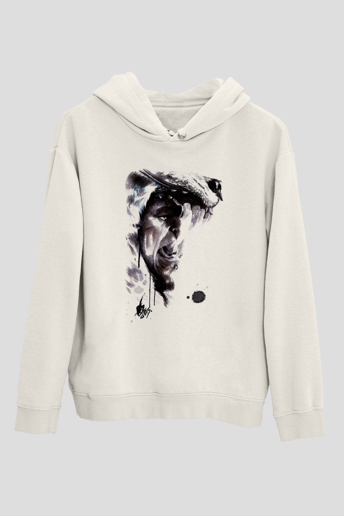 Warcraft Beyaz Unisex Hoodie