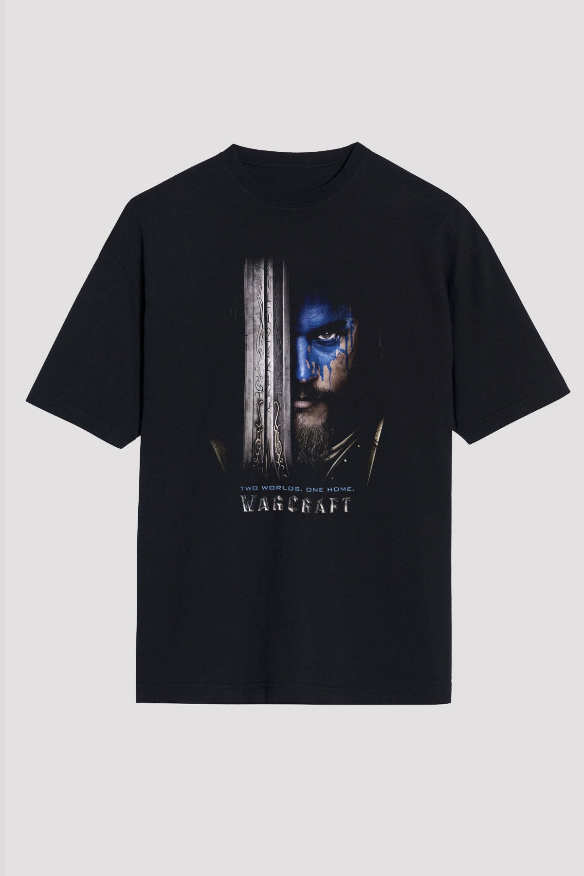 Warcraft Siyah Unisex Oversize Tişört T-Shirt