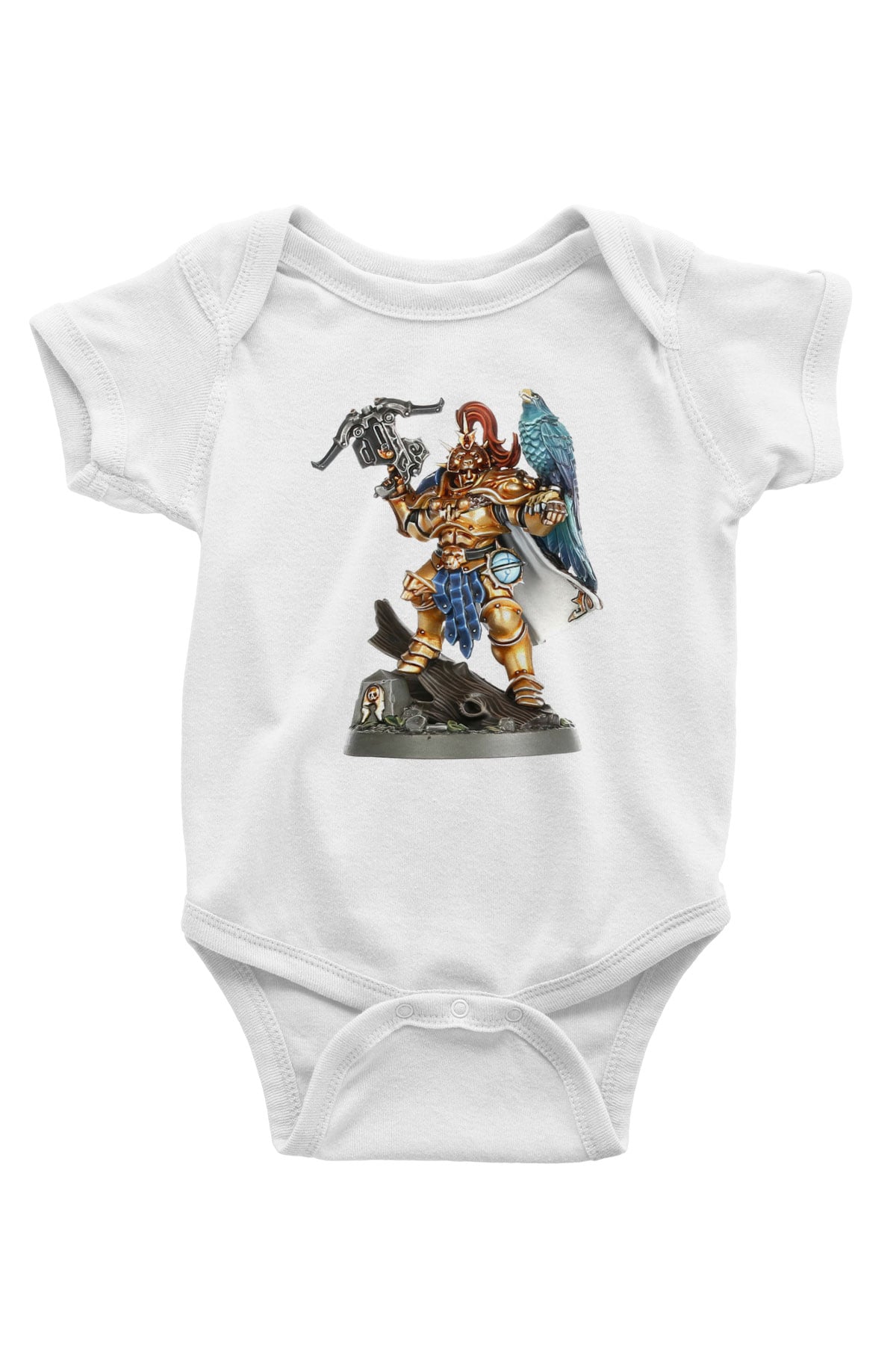 Warhammer Beyaz Bebek Body - Zıbın