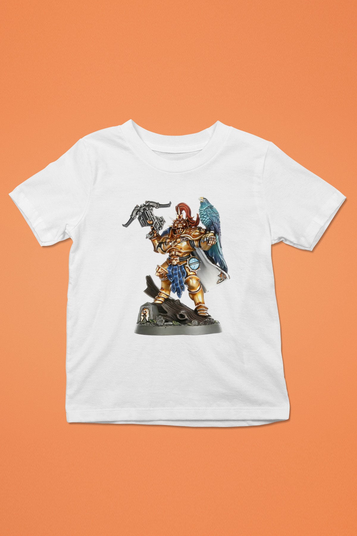Warhammer Beyaz Unisex Çocuk Tişört