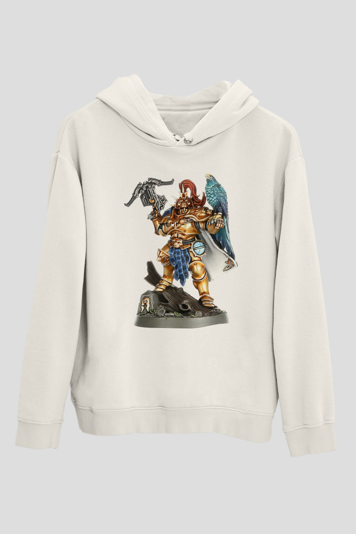 Warhammer Beyaz Unisex Hoodie