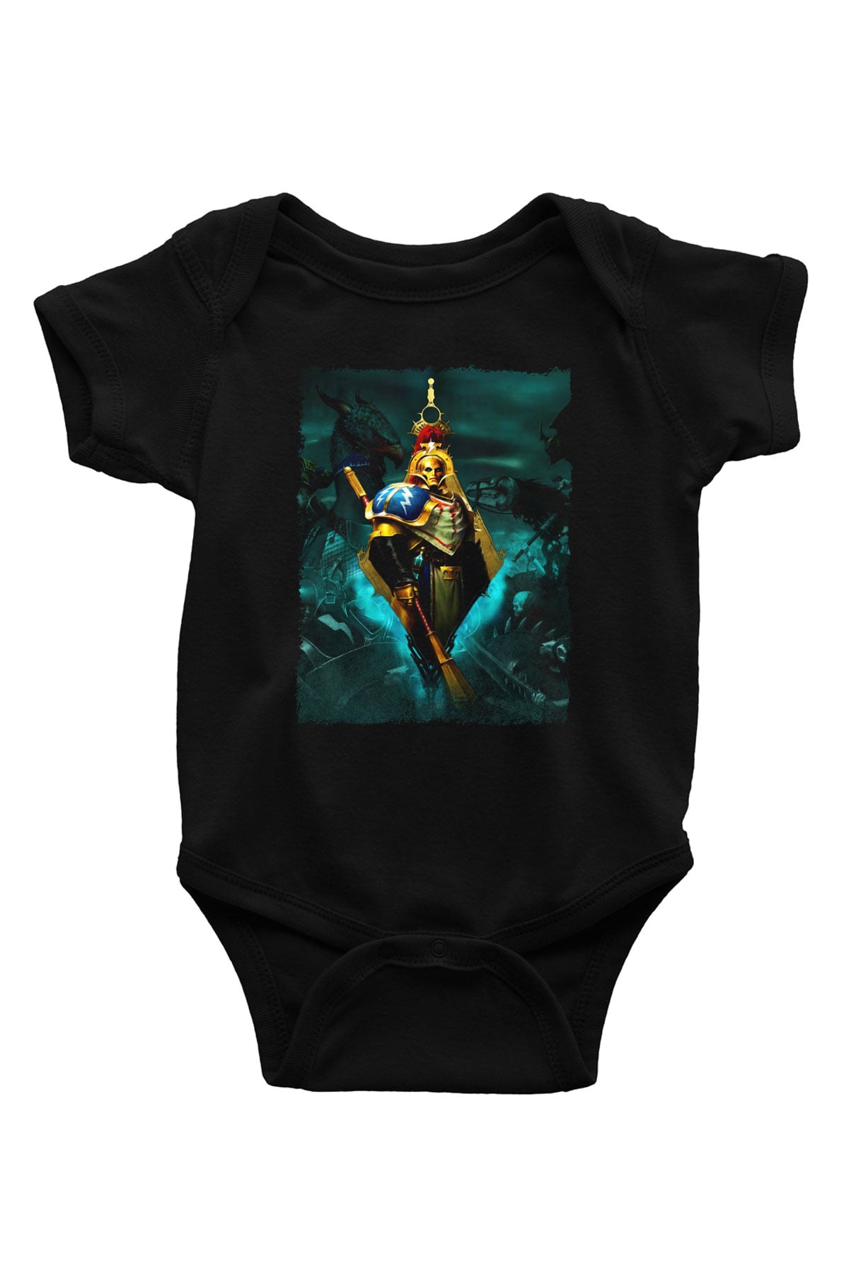 Warhammer Siyah Bebek Body - Zıbın