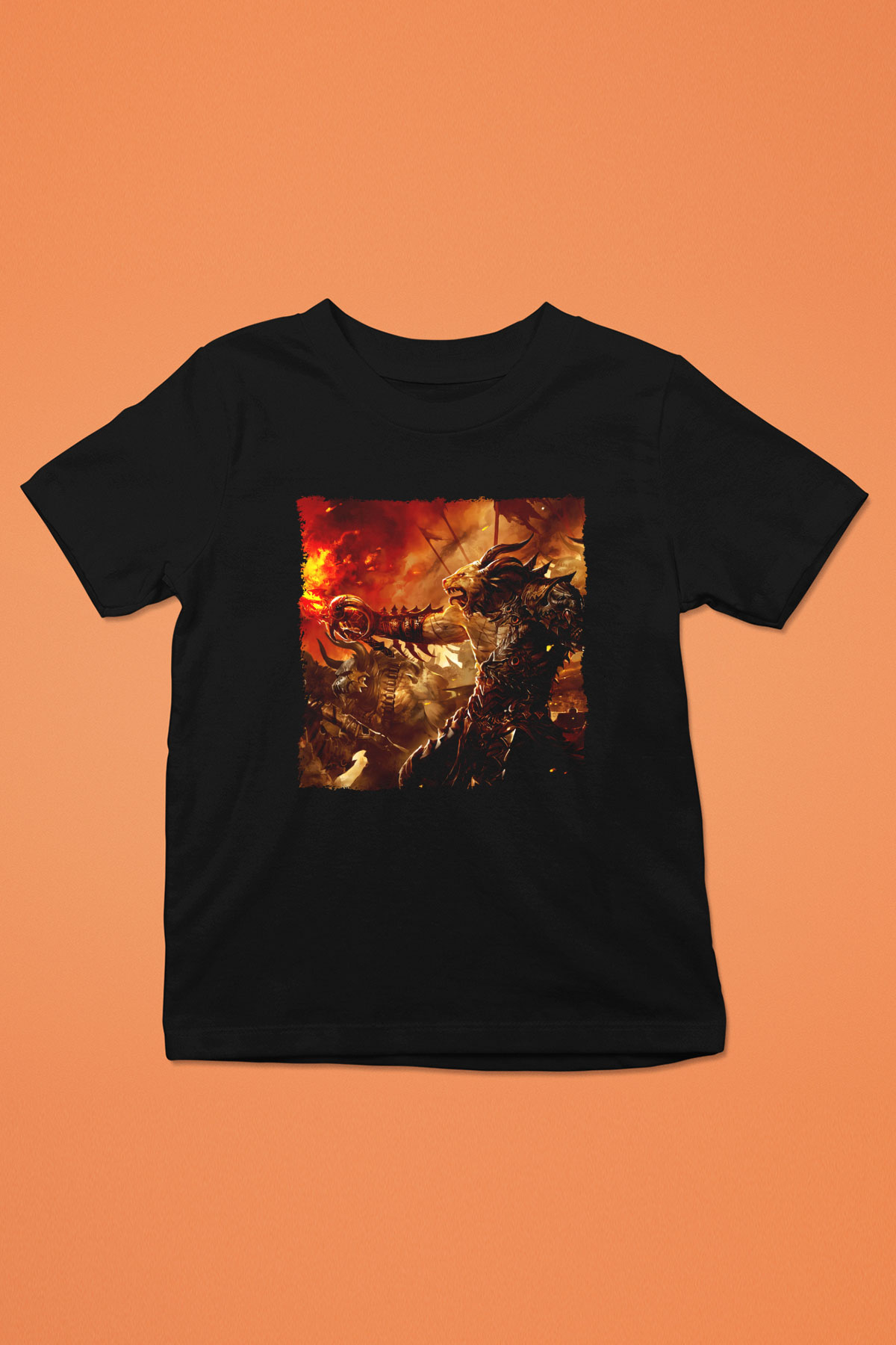 Warhammer Siyah Unisex Çocuk Tişört
