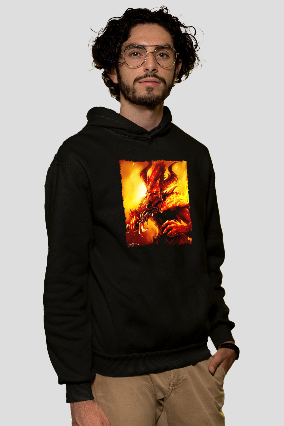 Warhammer Siyah Unisex Hoodie