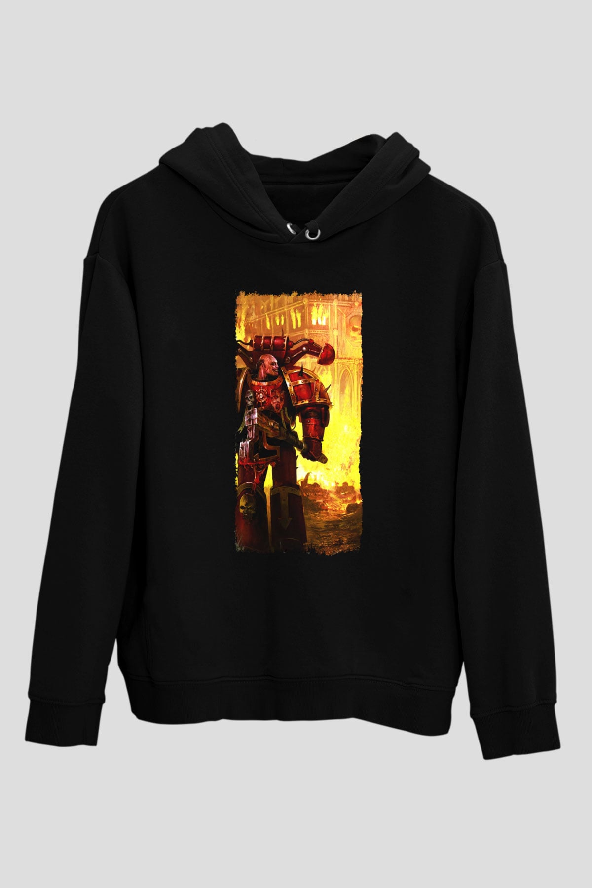 Warhammer Siyah Unisex Hoodie