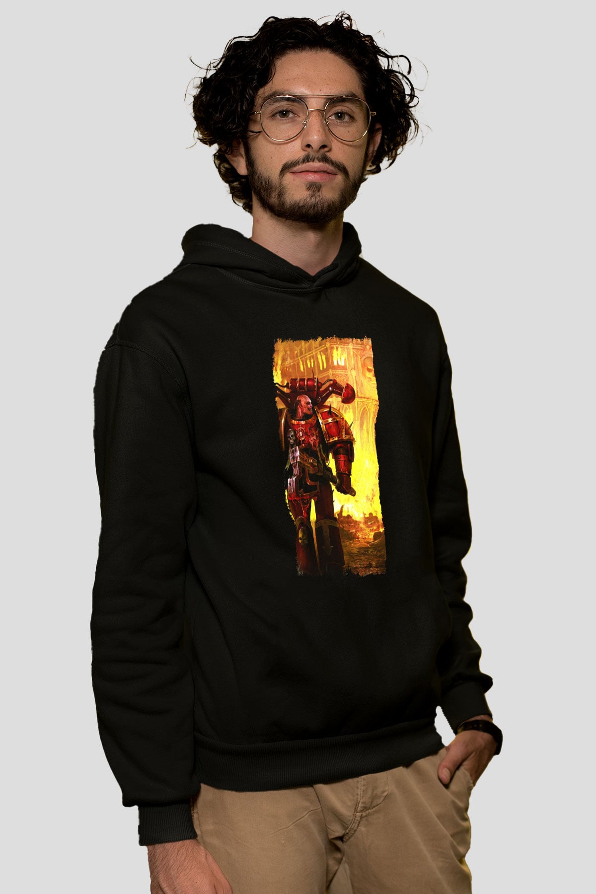 Warhammer Siyah Unisex Hoodie