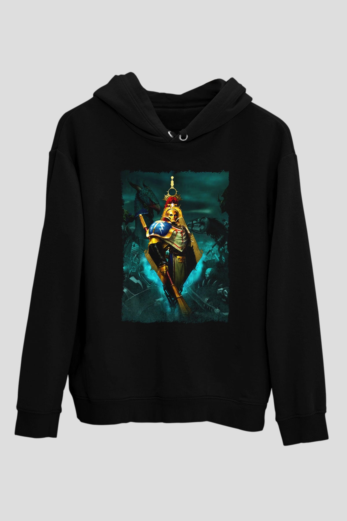 Warhammer Siyah Unisex Hoodie