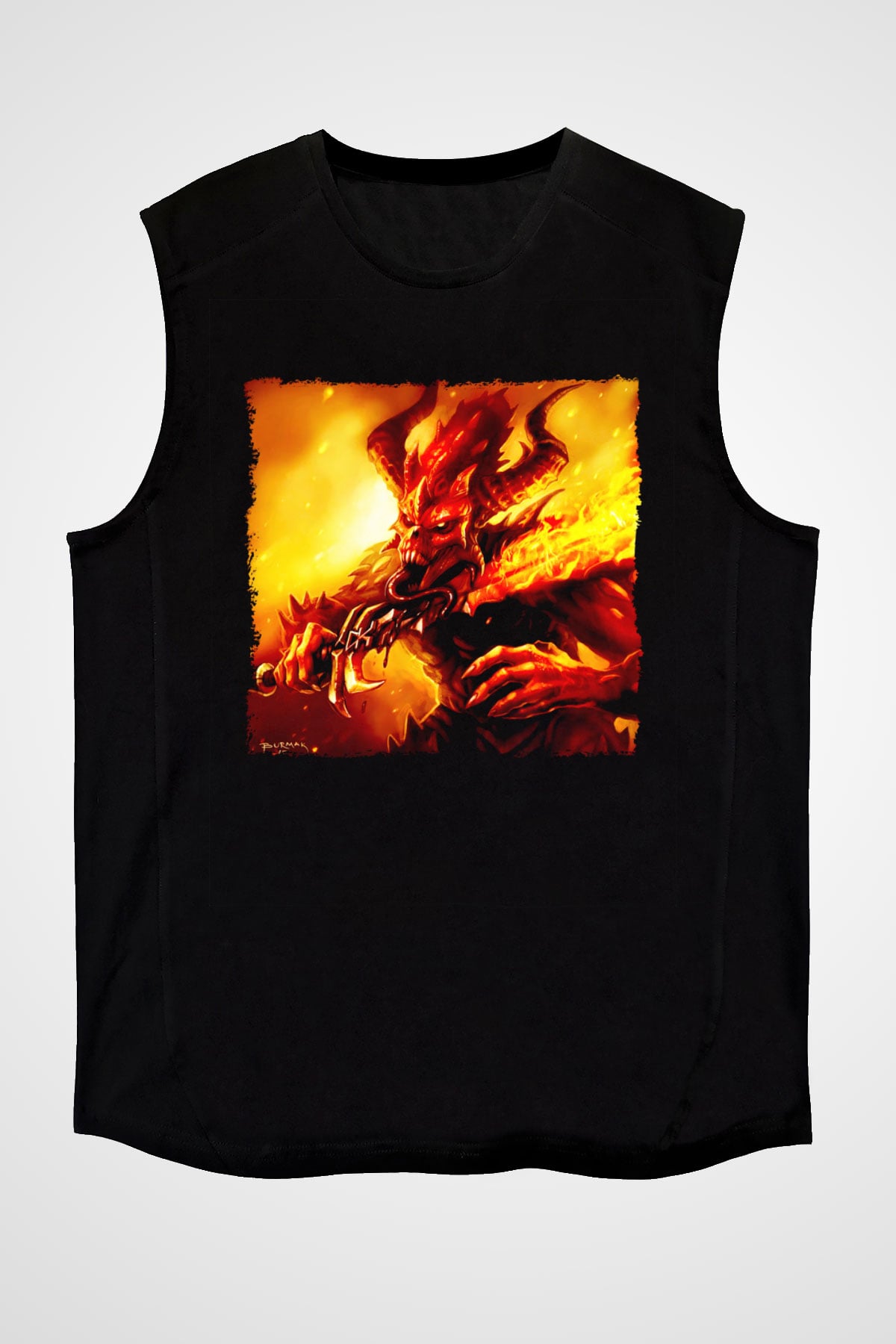 Warhammer Siyah Unisex Kolsuz Tişört
