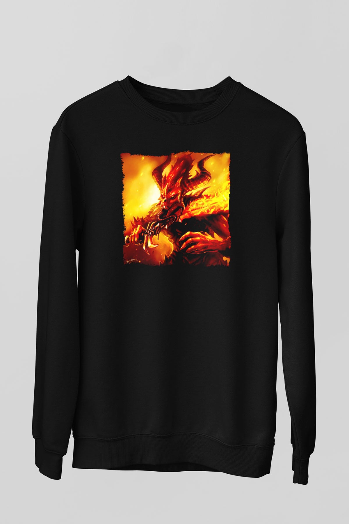 Warhammer Siyah Unisex Sweatshirt