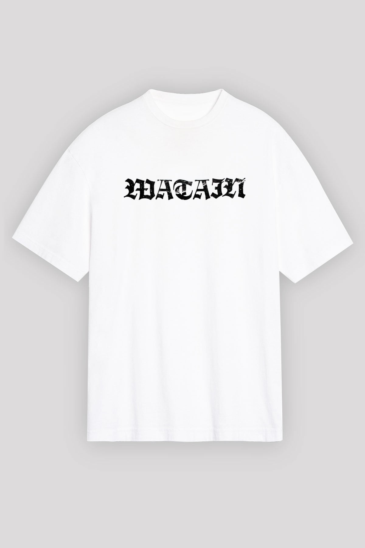 Watain Beyaz Unisex Oversize Tişört T-Shirt