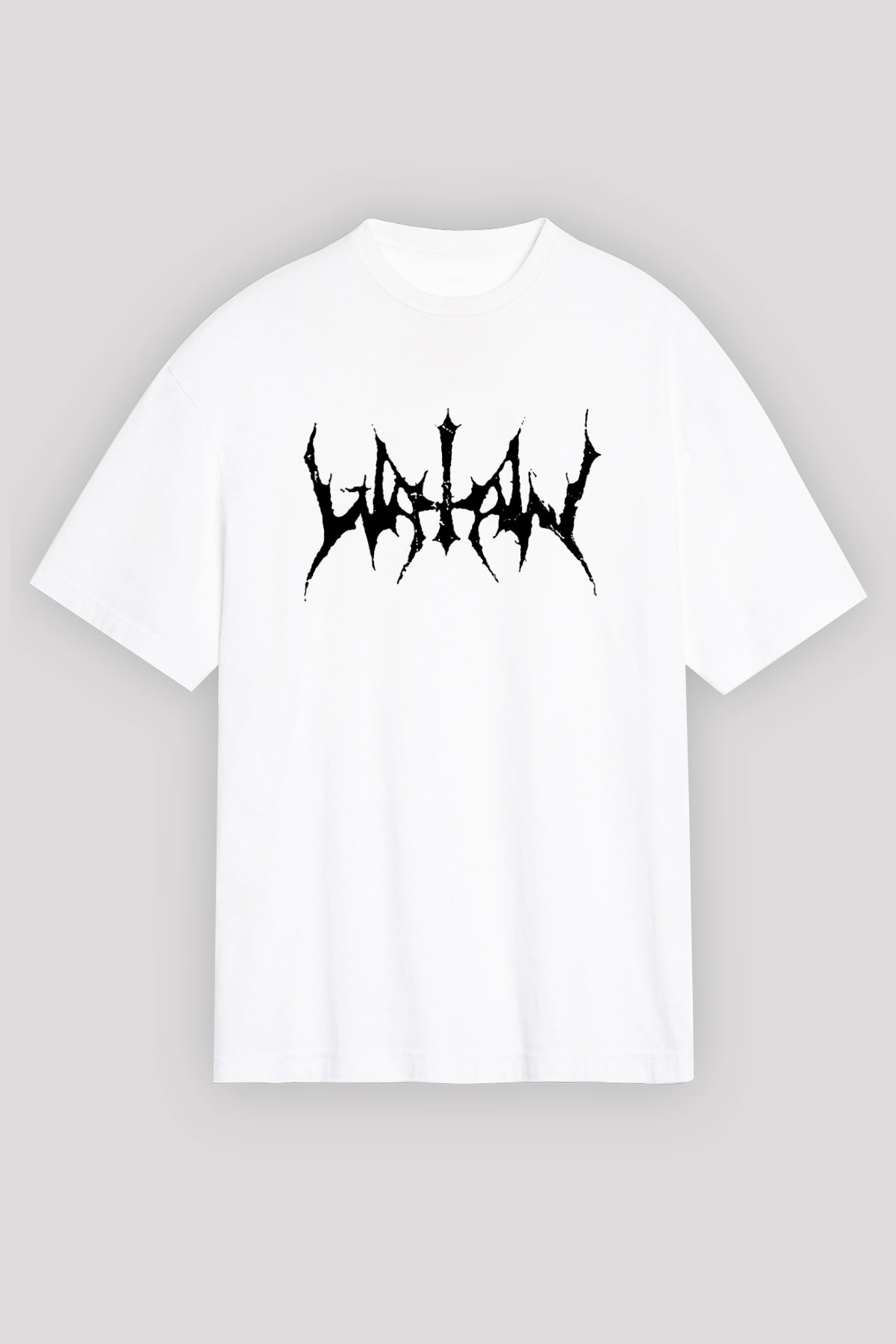 Watain Beyaz Unisex Oversize Tişört T-Shirt
