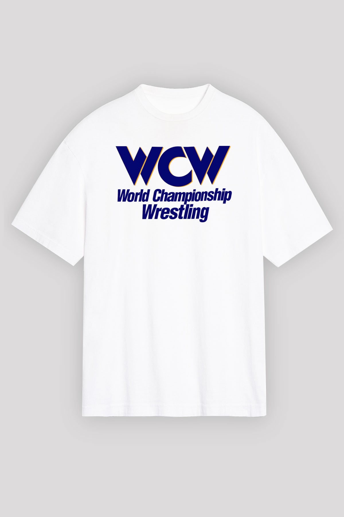 WCW Beyaz Unisex Tişört