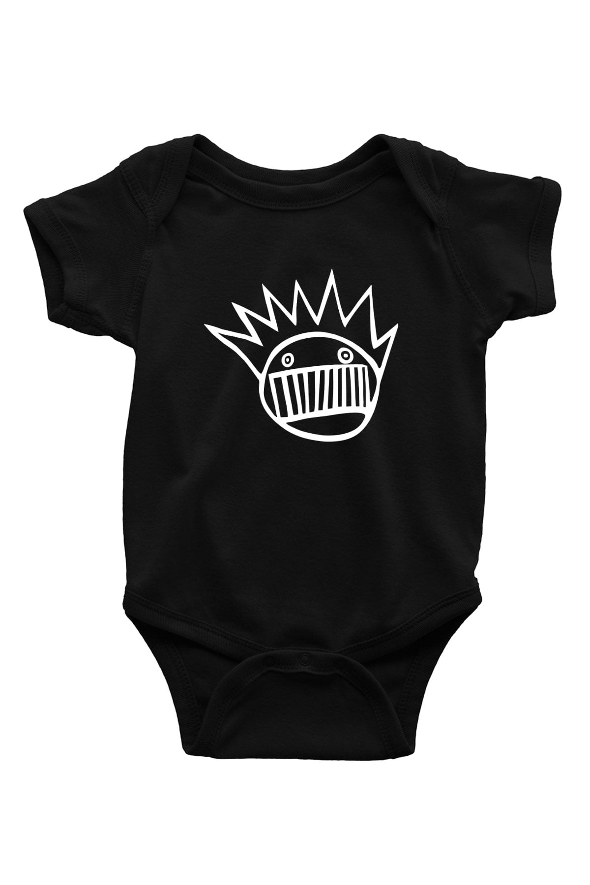 Ween Baskılı Siyah Bebek Body - Zıbın