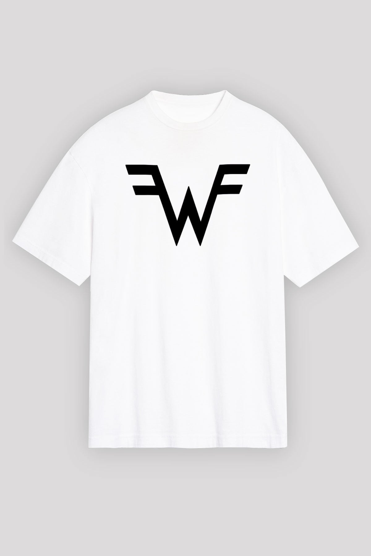 Weezer Beyaz Unisex Oversize Tişört T-Shirt