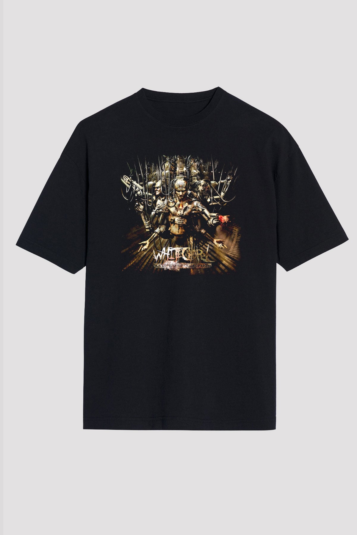 Whitechapel Siyah Unisex Oversize Tişört T-Shirt
