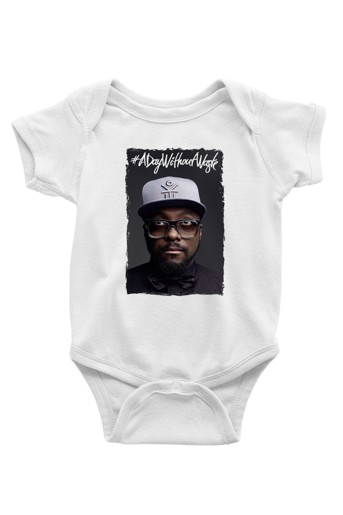 Will.I.Am Beyaz Bebek Body - Zıbın