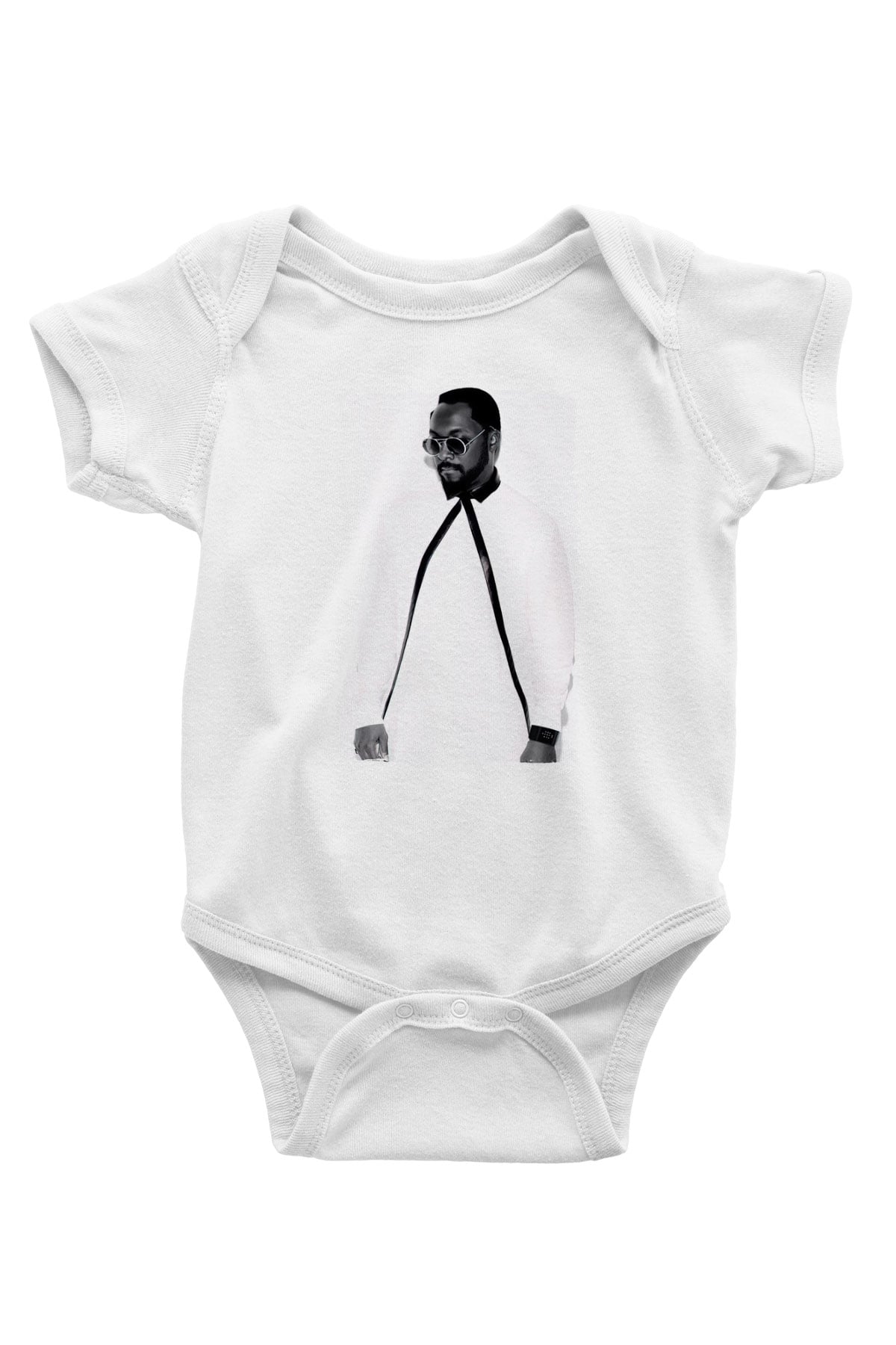 Will.I.Am Beyaz Bebek Body - Zıbın