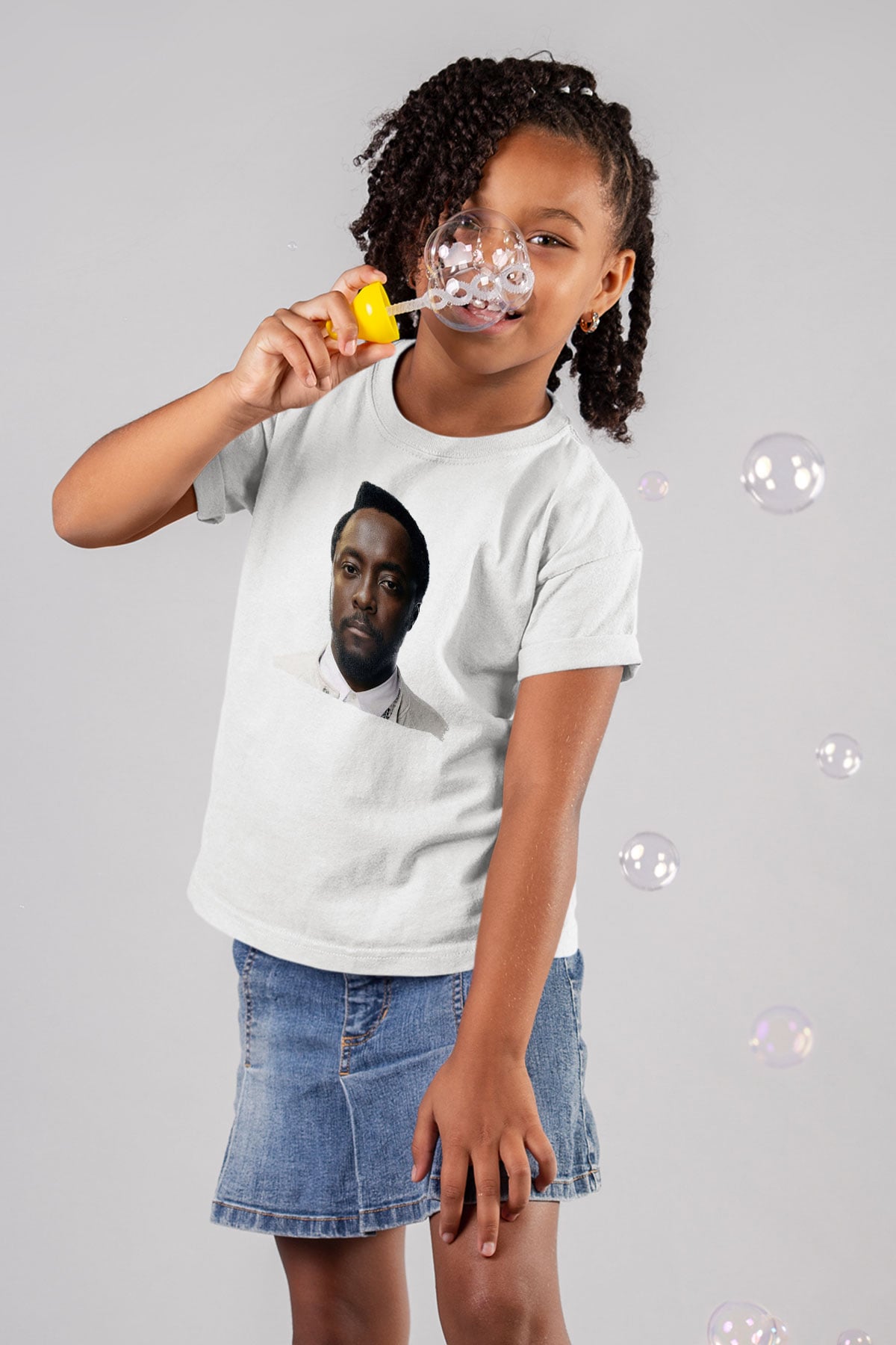 Will.I.Am Beyaz Unisex Çocuk Tişört