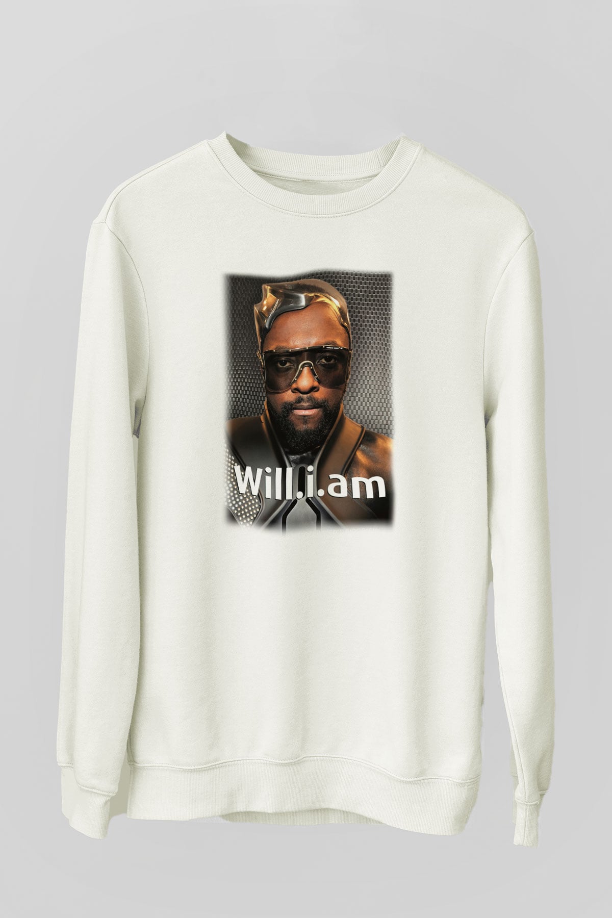 Will.I.Am Beyaz Unisex Sweatshirt