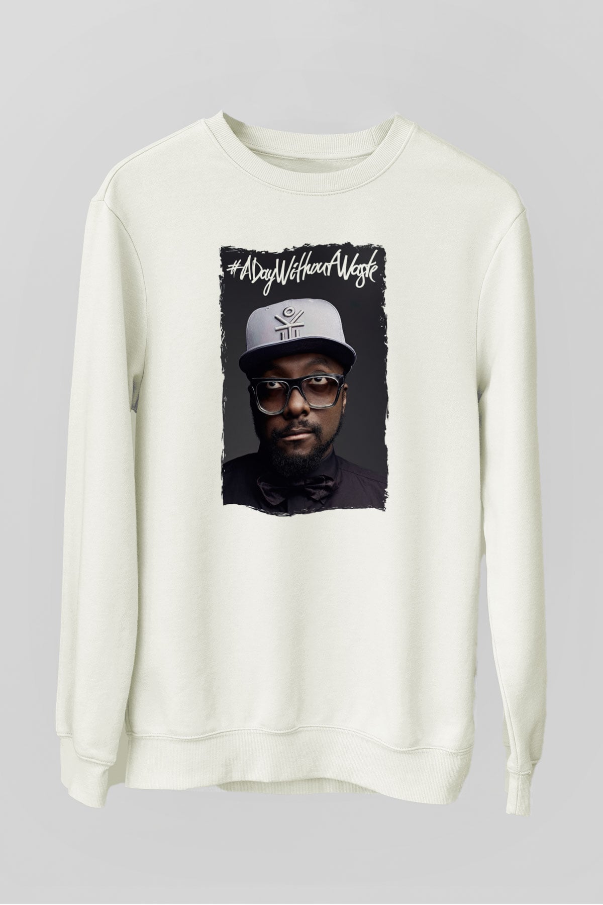 Will.I.Am Beyaz Unisex Sweatshirt