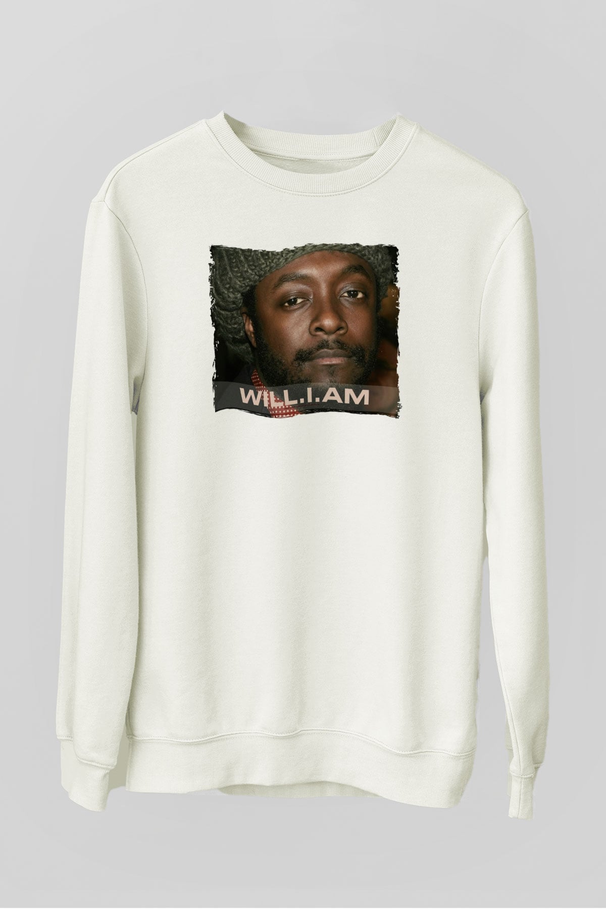 Will.I.Am Beyaz Unisex Sweatshirt
