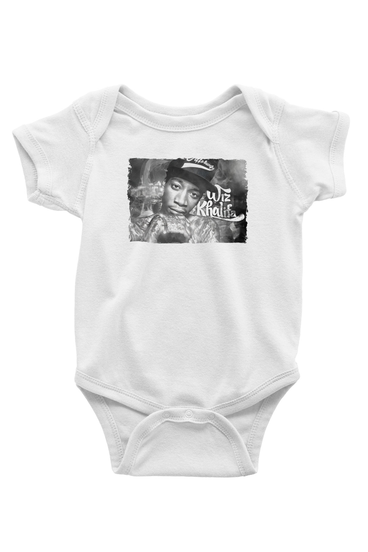 Wiz Khalifa Beyaz Bebek Body - Zıbın
