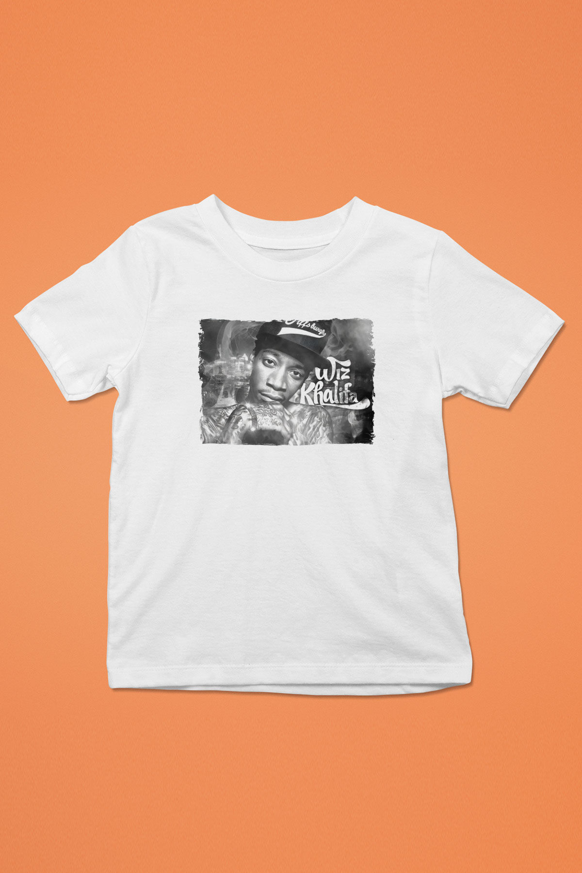 Wiz Khalifa Beyaz Unisex Çocuk Tişört