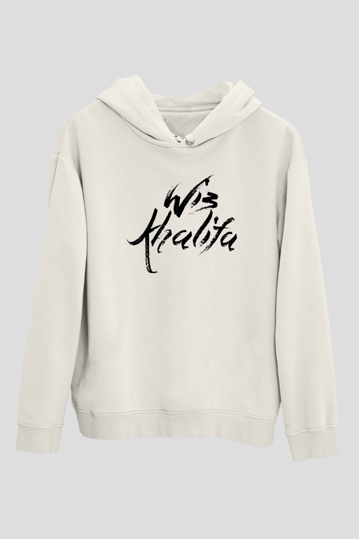 Wiz Khalifa Beyaz Unisex Kapşonlu Sweatshirt