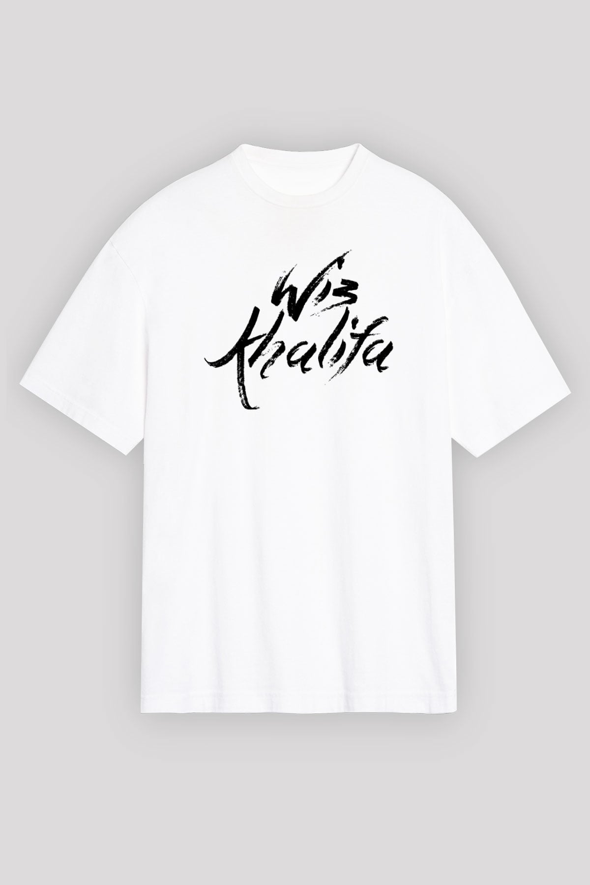 Wiz Khalifa Beyaz Unisex Oversize Tişört T-Shirt
