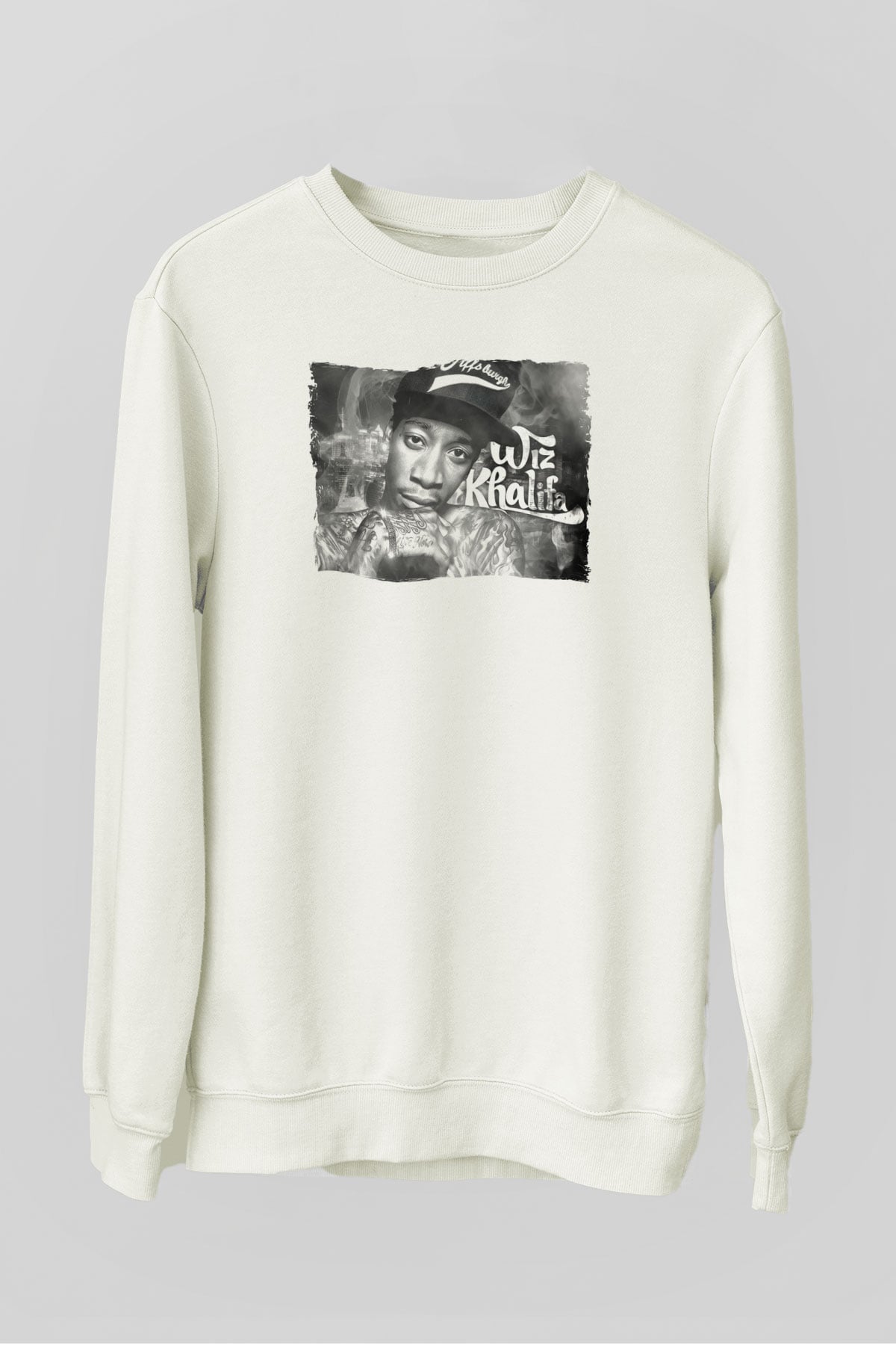 Wiz Khalifa Beyaz Unisex Sweatshirt