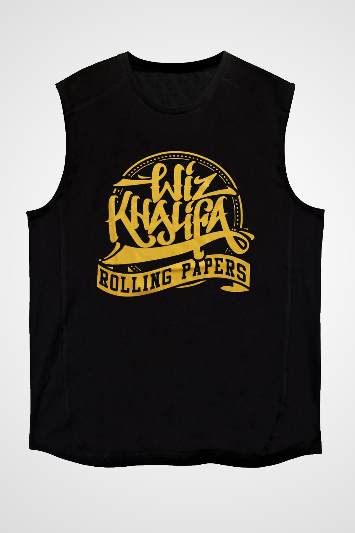 Wiz Khalifa Siyah Unisex Kolsuz Tişört