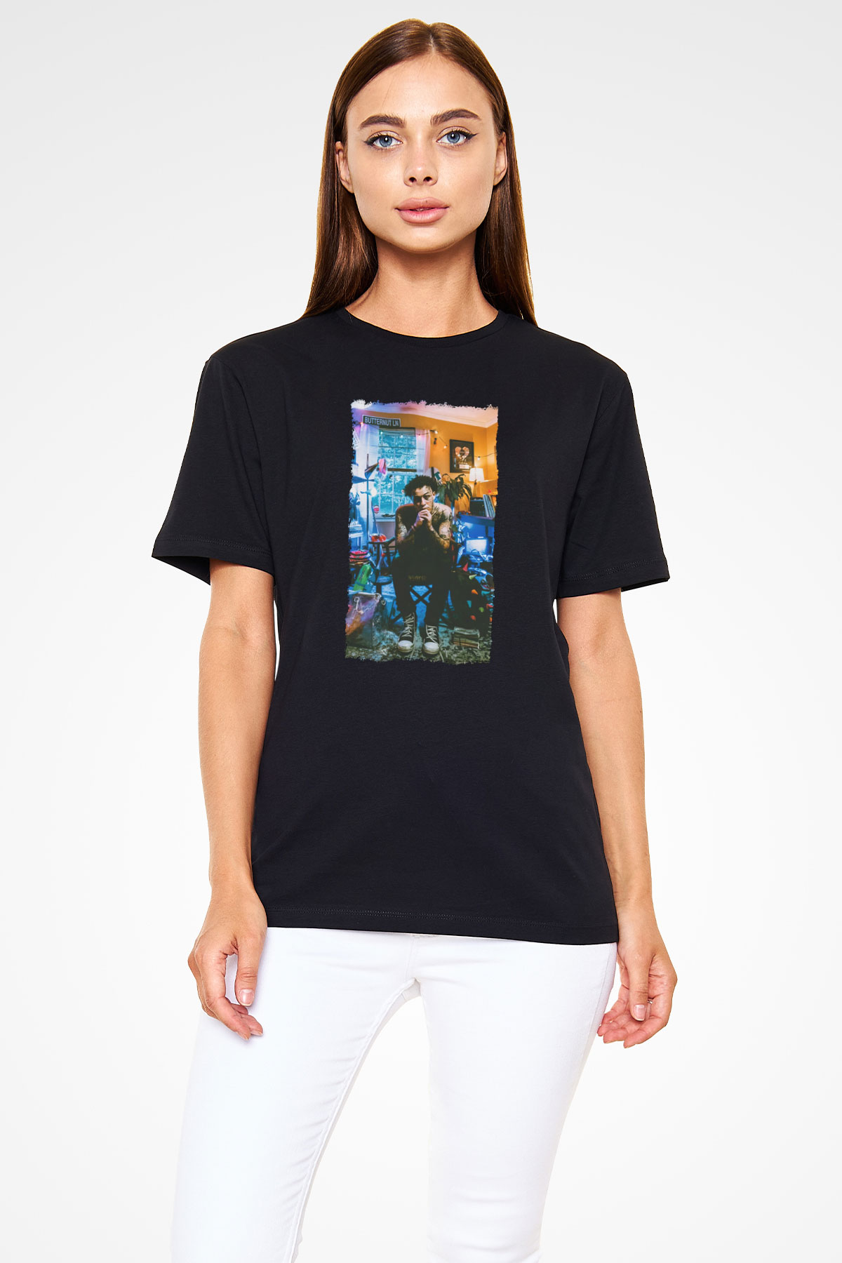 Wiz Khalifa Siyah Unisex Tişört T-Shirt - TişörtFabrikası