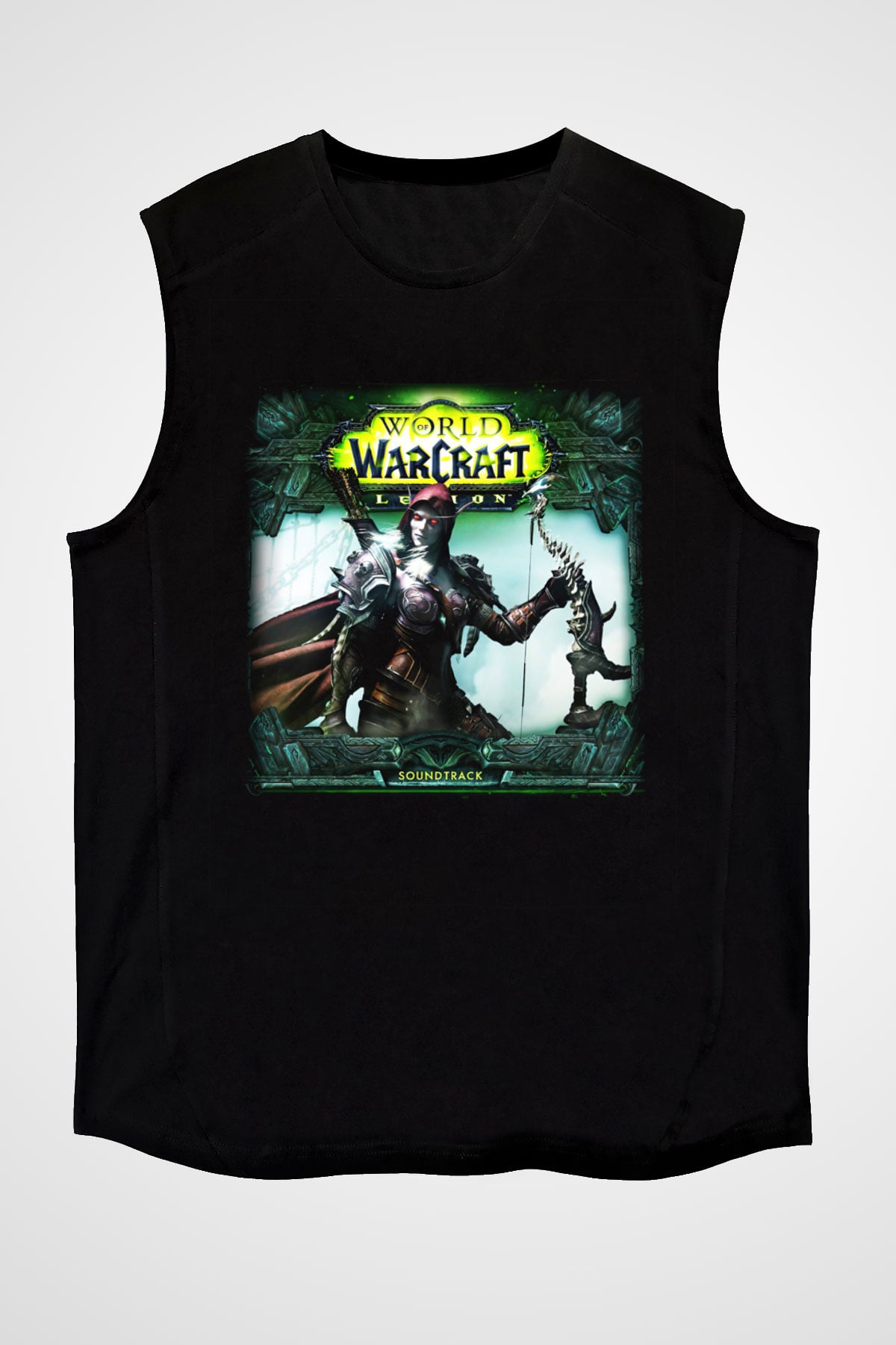 World of Warcraft Siyah Unisex Kolsuz Tişört