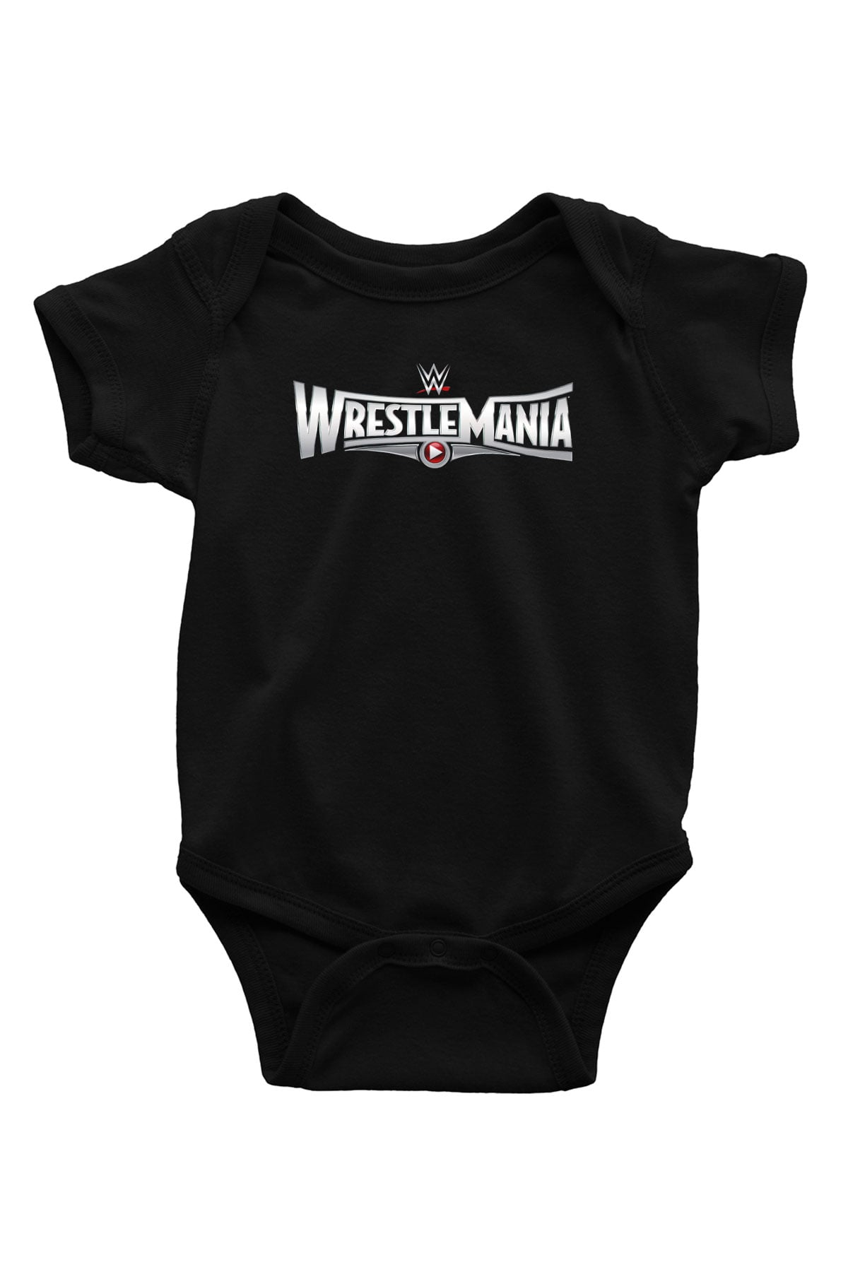 WrestleMania Siyah Bebek Body - Zıbın