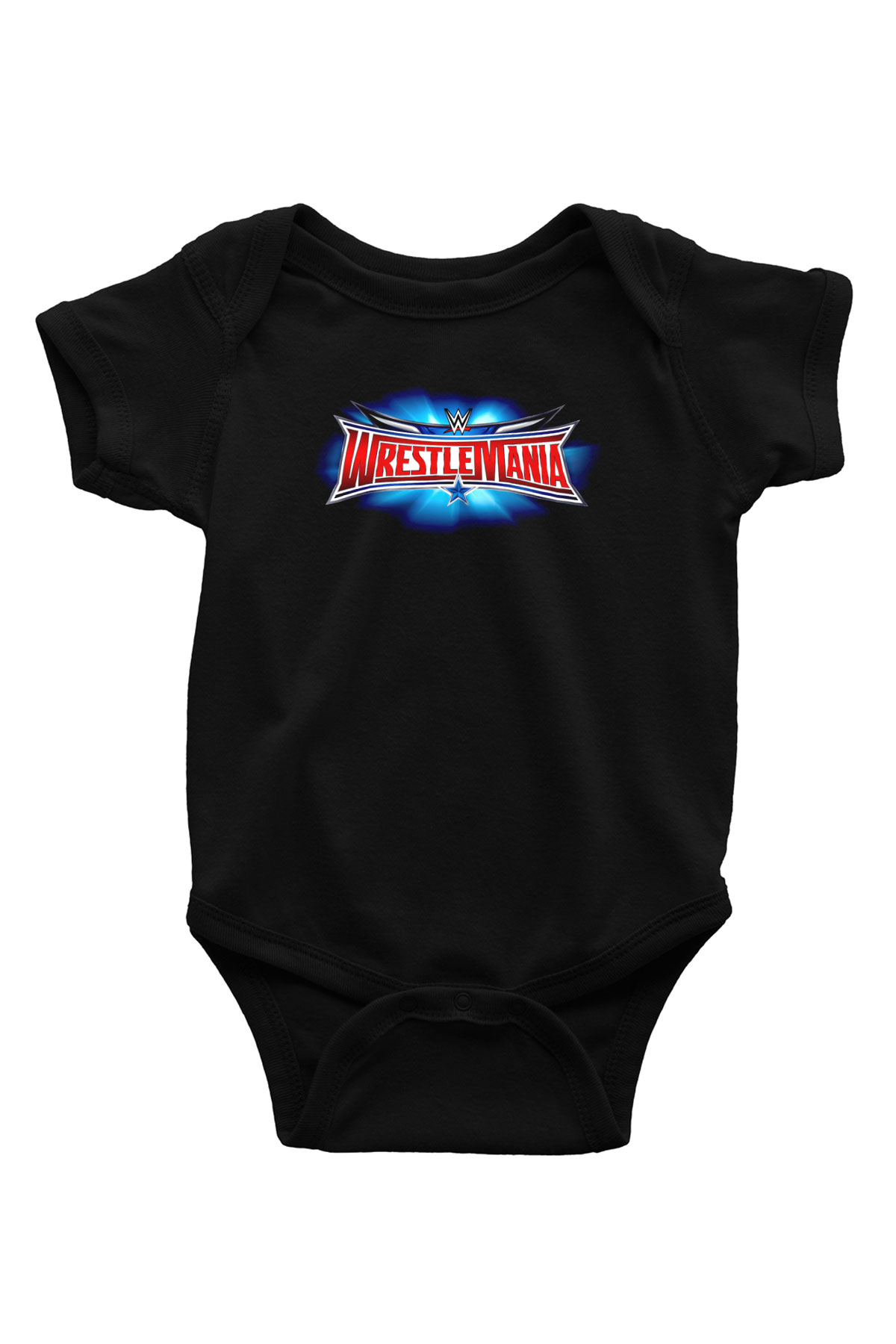 WrestleMania Siyah Bebek Body - Zıbın