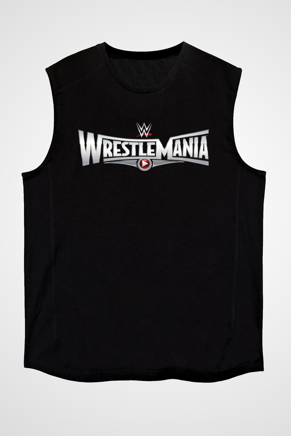 WrestleMania Siyah Unisex  Kolsuz Tişört