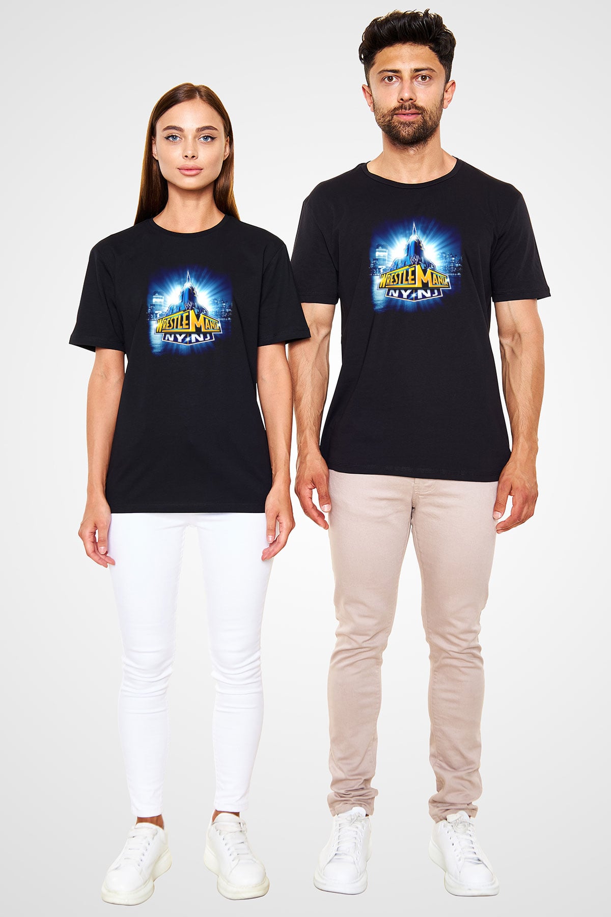 WrestleMania Siyah Unisex Tişört