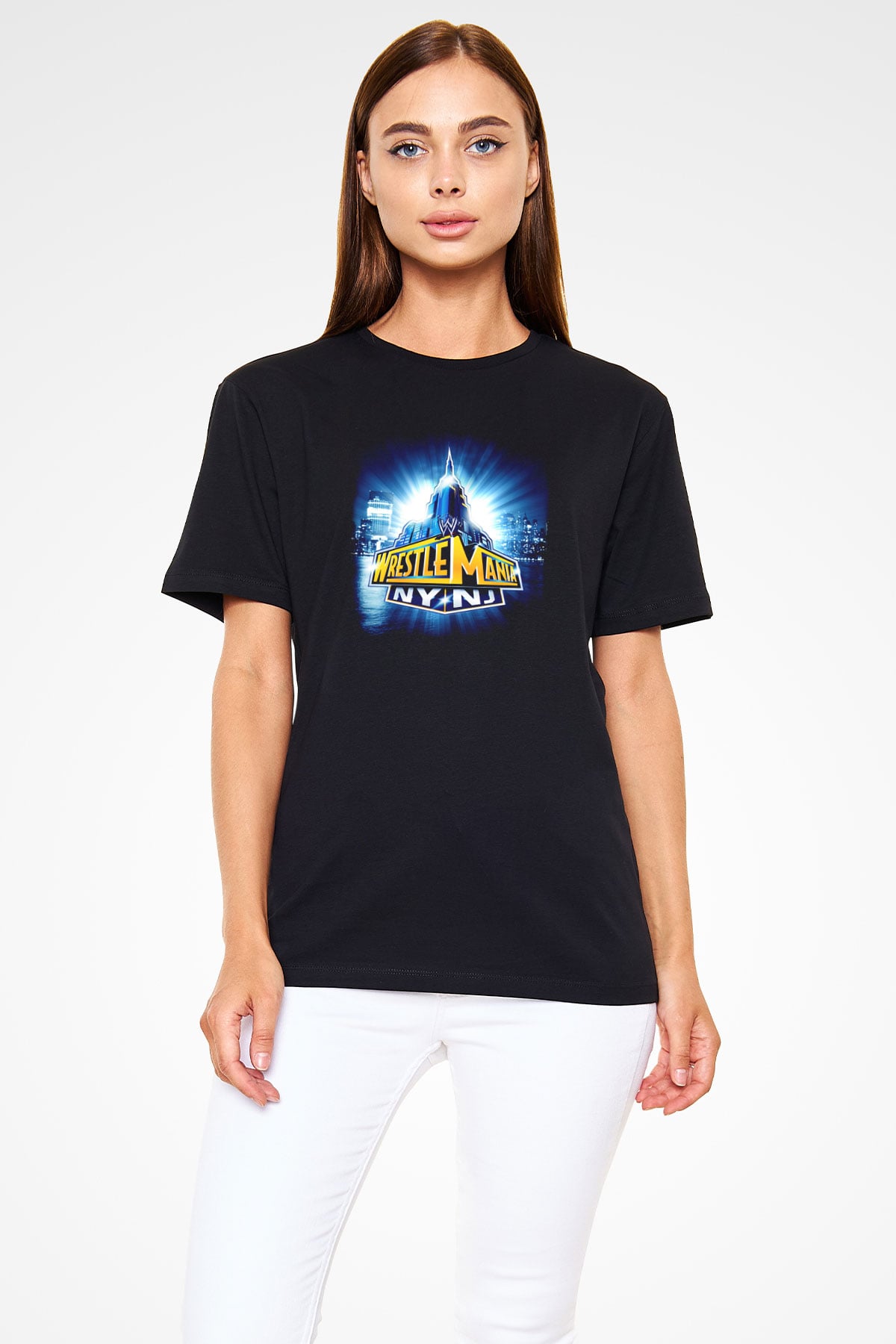 WrestleMania Siyah Unisex Tişört