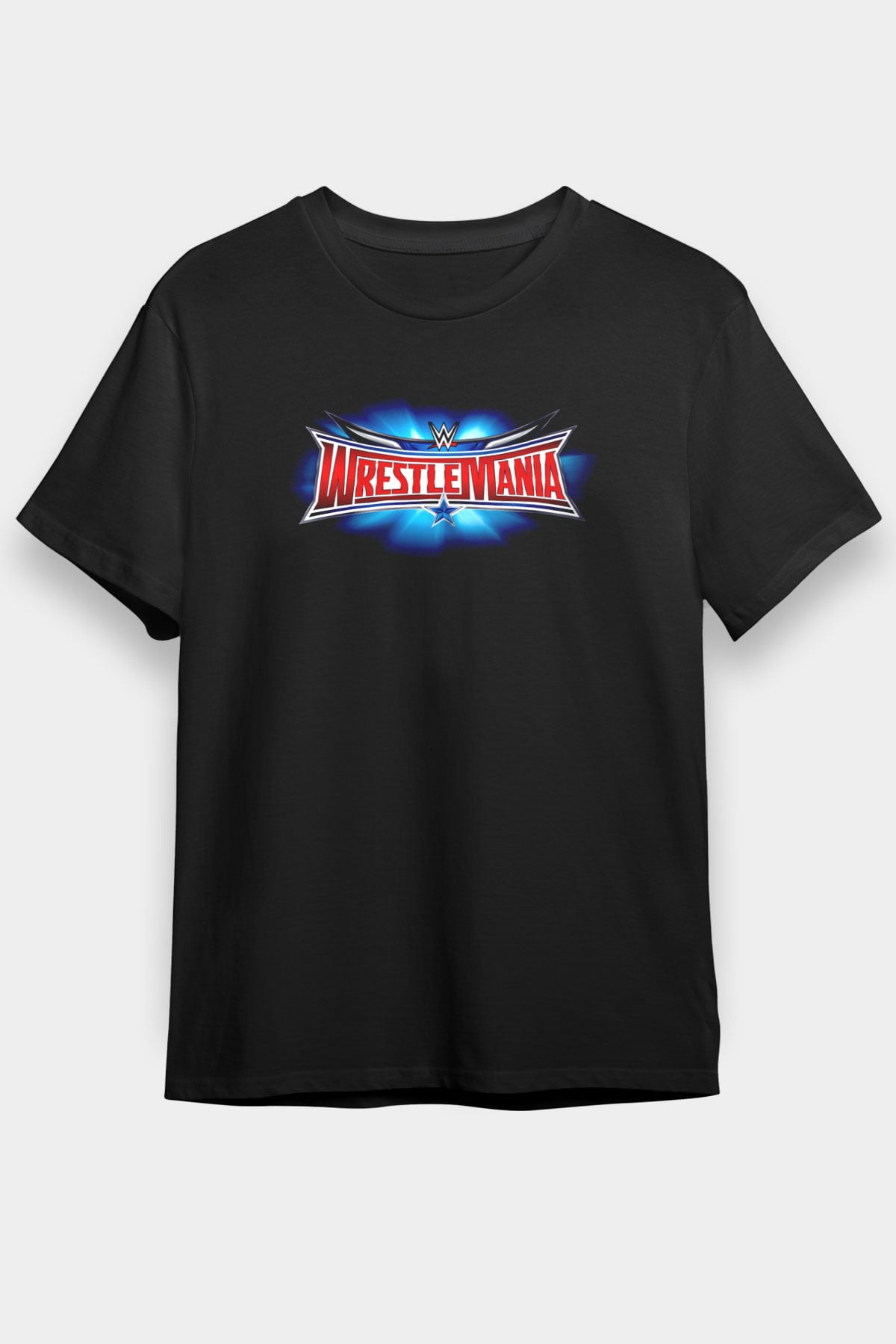 WrestleMania Siyah Unisex Tişört