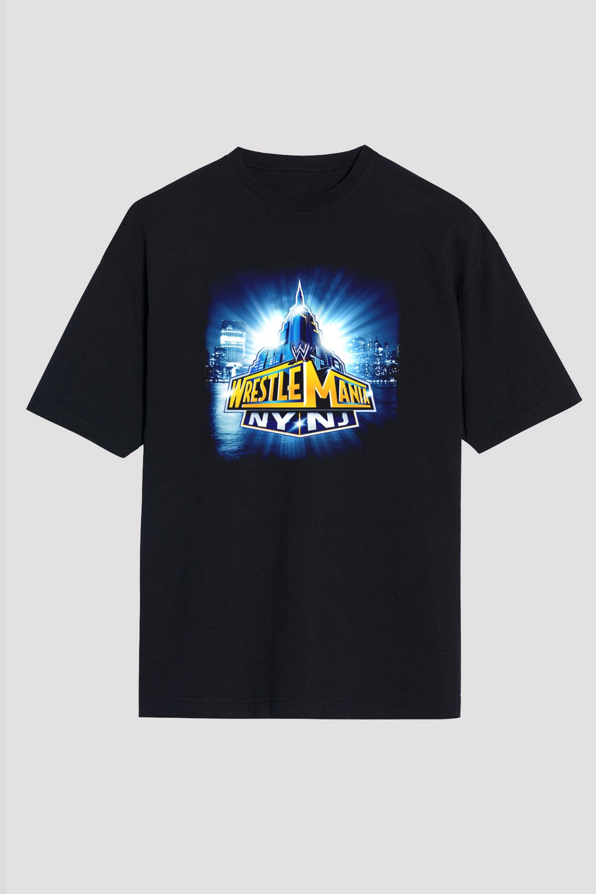 WrestleMania Siyah Unisex Tişört