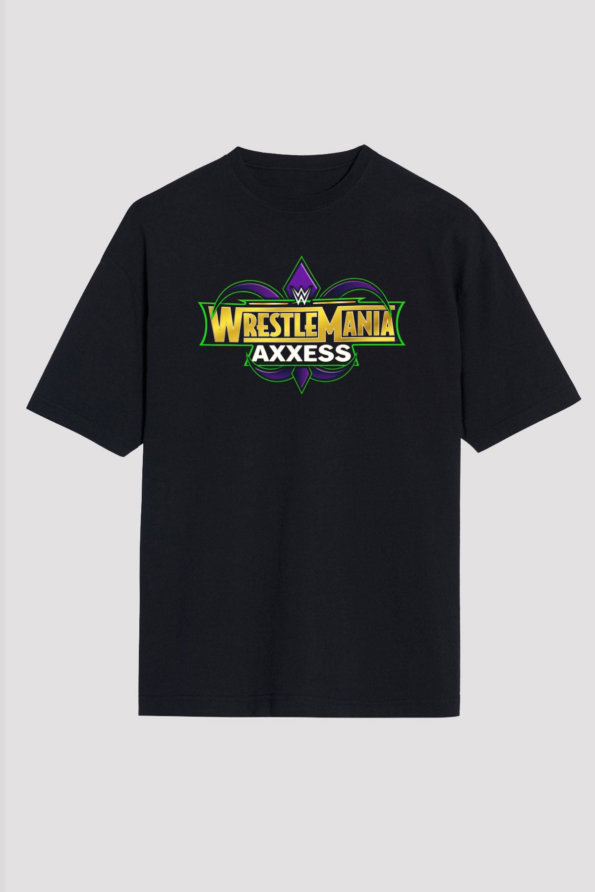 WrestleMania Siyah Unisex Tişört